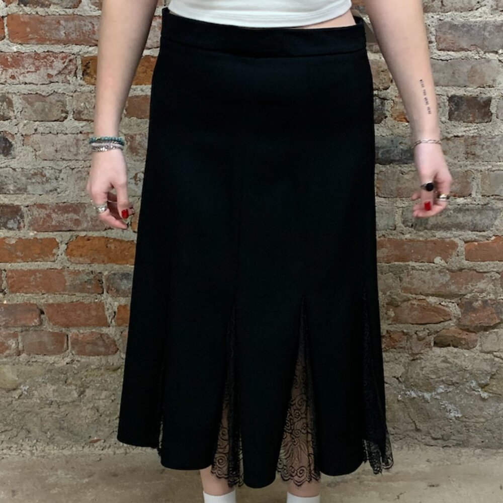 Black TSE with Hidden Lace Details